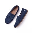 thumbnail image 2 of Minnetonka Men's Loafer Moc, Navy, Size 7.5, 2 of 6