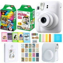 FUJIFILM INSTAX MINI 12 Instant Film Camera (Clay White)   Accessories