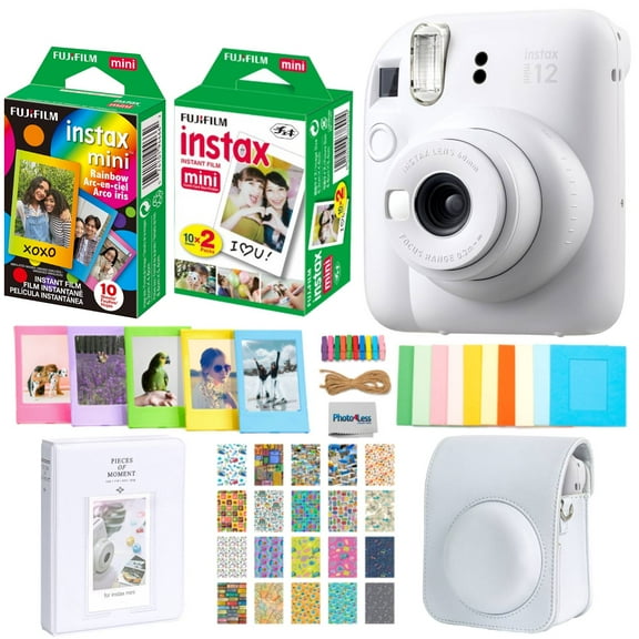 FUJIFILM INSTAX MINI 12 Instant Film Camera (Clay White) Accessories