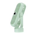 thumbnail image 2 of FENGGHAO Small Desk Fan Personal Rechargeable USB 360 Rotating 5 Speed LED Display Portable Fan Green, 2 of 7