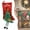 Christmas Tree, variant on Christmas Stockings Personalized,18" 3D Design Custom Stocking with Festive Pattern,Red-Green Xmas Stocking for Family Fireplace Decor(Santa)