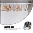 thumbnail image 2 of WRISTBIQUE Closet Rod Bracket Closet Pole Socket Zinc Alloy 1 Pair 1.5x1.3x0.8in, 2 of 10