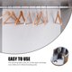 thumbnail image 3 of FESTFENDS Soporte Para En Closet Resistente Con Base De Aleación De Zinc Plata, 3 of 8