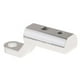 thumbnail image 3 of 22 mm 7/8 "Adaptador de espejo para manillar de motocicleta Soporte de 2 piezas (Plata), 3 of 8