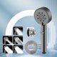 thumbnail image 1 of Aparatos de cocina, accesorios de cocina, cabezal de ducha turboalimentado con un volumen de agua superpotente para el baño, calentador de agua para baño, cabezal de ducha presurizado, 5 cabezales de, 1 of 9