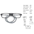 thumbnail image 5 of Reading Glasses High-Grade Tr Magnetic Absorption Hanging Neck Funky Readers Glasses, 5 of 5