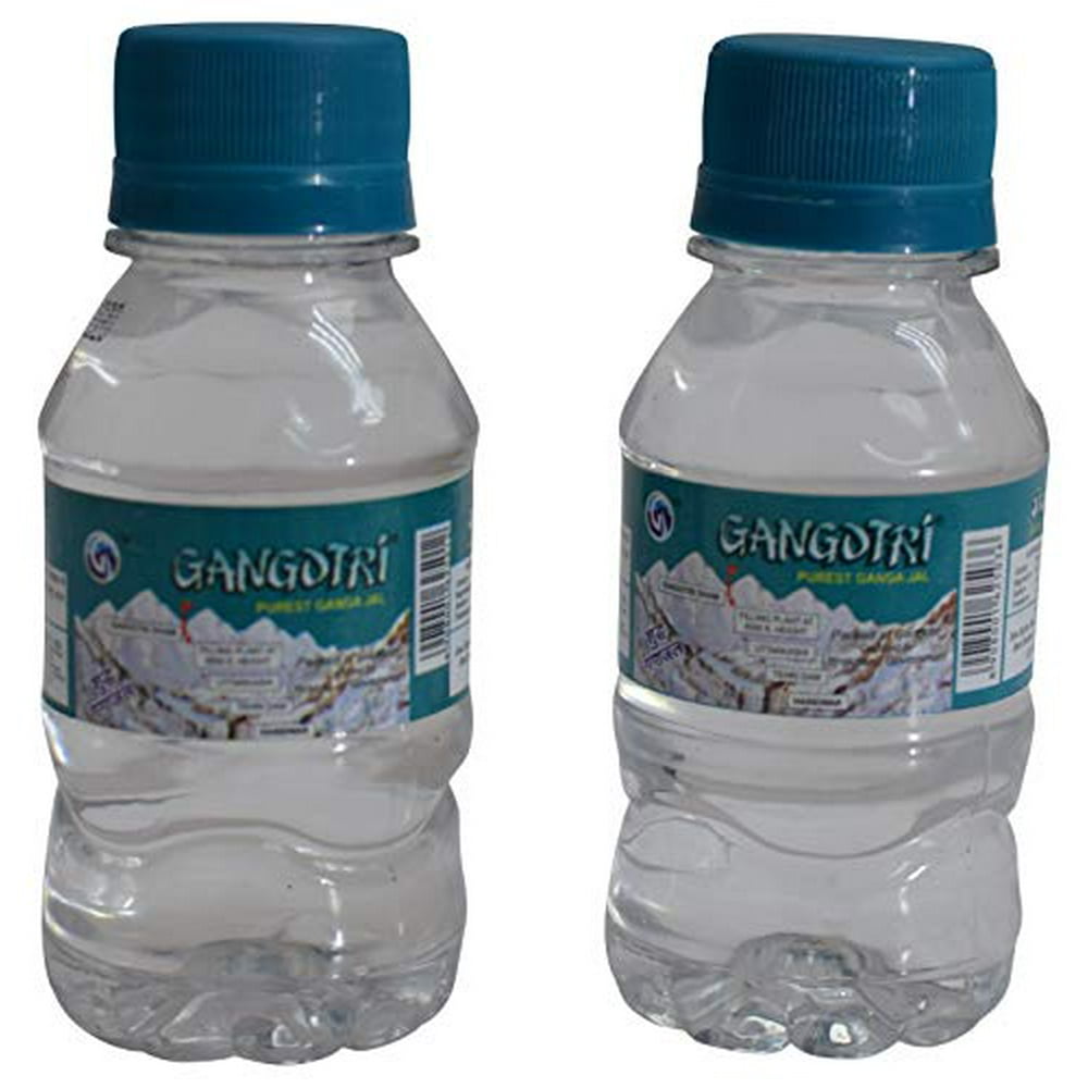 Gangotri 2 Bottles of GangaJal Ganga Water for Puja and Religious