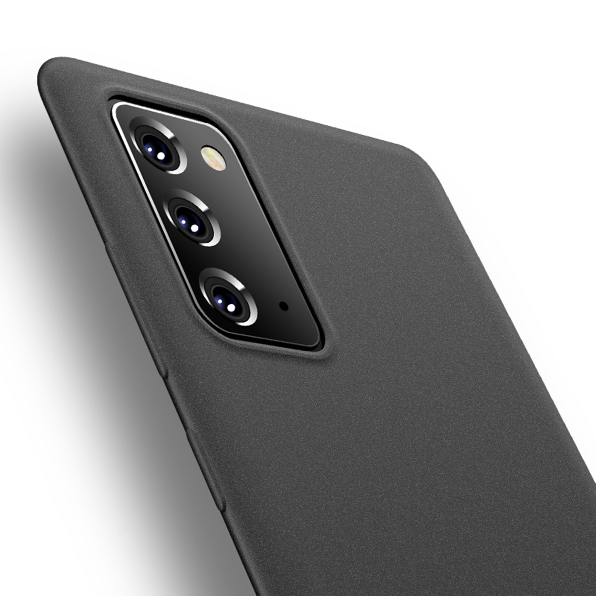Galaxy Note 20 Case, Dteck Ultra Slim Fit Matte Finish Soft TPU Back Phone Case Cover For Samsung Galaxy Note20 5G, Black