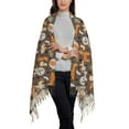 thumbnail image 2 of Sigee Cute Lion Tiger for Scarf for Women Winter Warm Scarfs with Fringe, 2 of 8