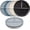 4pic, variant on Miaocao 2Pack 9 Inch Portion Control Plates, Divided Plates for Dinner, Round Bariatric Dinner Plate for Adults, Dishwasher & Microwave Safe (Blue & Green)