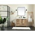 thumbnail image 6 of Elegant Decor Wyatt 42" Aluminum MDF Single Bathroom Vanity in Natural Oak, 6 of 8