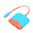thumbnail image 1 of Adaptador de conversión USB Cto, convertidor de interfaz multimedia HD 3 en 1 USB USBC Hub creado magistralmente, 1 of 12