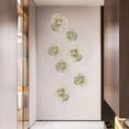 thumbnail image 5 of RLESO 2026 New Metal Wall Art Multi Colored Flower Design Large Wall Decor Layered Wall Accent Wall Decor Living Room for Home Decor Living Room Styling Modern Interior Design Vibrant Wall Accents, 5 of 5