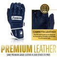thumbnail image 3 of Guantes de bateo Franklin Sports CFX Pro PRT Adult Navy Hi-Lite, 3 of 7