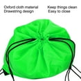 thumbnail image 4 of Uxcell Drawstring Bag Oxford Cloth Draw String Sack for Gym Outdoors, Green 2 Pack, 4 of 5