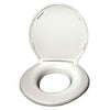 Big John Products 1W Toilet Seat, With Cover, ABS plastic, Round or Elongated, White