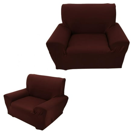 Qiilu Soft Sofa Slipcover Stretch Sofa Cover Single Seat Type