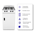 thumbnail image 3 of Estufa Parrilla de Gas de Gabinete 4 quemadores 20 pulgadas Blanca de Acero Inoxidable GARELL Garell PM4Q-IB, 3 of 8