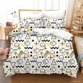 thumbnail image 3 of 3D Abstract Geometric Pattern Quilt Cover Set Bedding Set Duvet Cover, 3 of 3