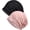 2pcs Blinds Black Pink-bb, variant on Womens Chemo Headwear Hats Cotton Slouchy Beanie Cap Scarf