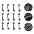 thumbnail image 3 of 24pcs Retro Style Drawer Handle Pull Knob Kitchen Drawer Cabinet Knob (Bronze), 3 of 4