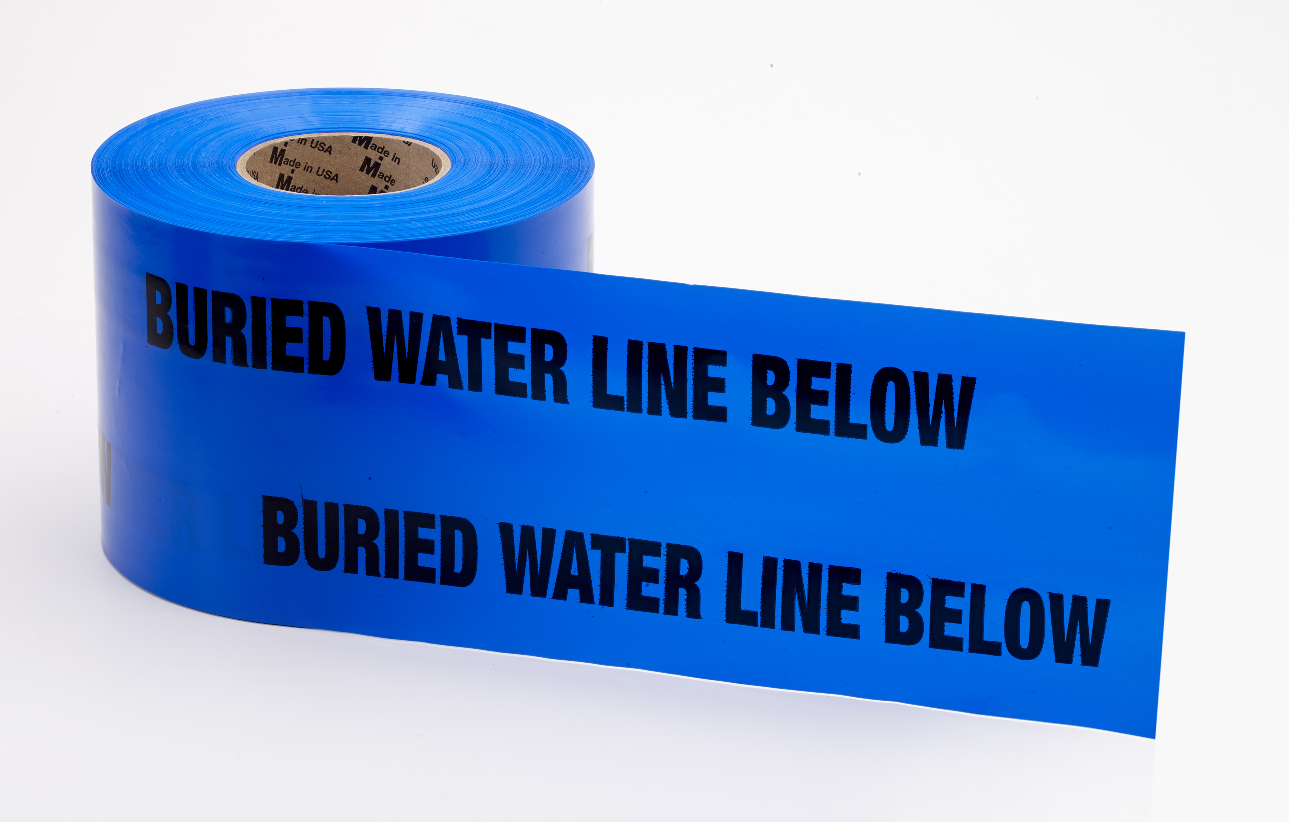 Polyethylene Non Detectable Underground Water Line Marking Tape, 4.5