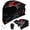 Black, variant on DOT Bluetooth Modular Motorcycle Helmet,Motorcycle Helmet,Dual Visor Full Face Flip up Integrated Motorcycle Helmets,Built-in Dual Speaker Microphone,Adults Men Women,Gold,XXL