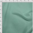 thumbnail image 4 of oneOone Cotton Cambric Green Fabric Geometrical Craft Projects Decor Fabric Printed By The Yard 56 Inch Wide, 4 of 4