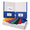 Multicolor, variant on Multicolor Pocket Folders 100 Pack Letter Size Two Pocket Bulk