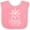 Pink and White, variant on Inktastic Someone in Florida Loves Me Boys or Girls Baby Bib