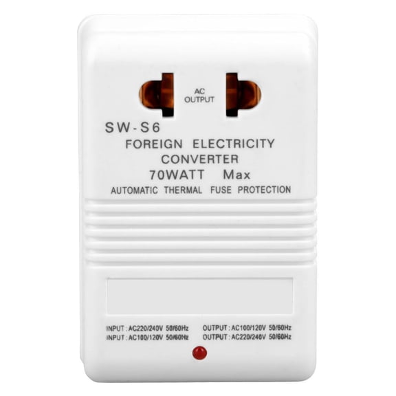 LYUMO 70W 110V/120V to 220V/240V Step-Up&Down Voltage Converter Transformer (CN standard plug）