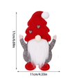 thumbnail image 3 of Fiudx Ofertas Flash Artículos En Oferta Muñeco Sin Rostro Navideño, Contenedor Para Cubiertos, Bolsa, Decoraciones Para Festivales, 1 Unidad, 3 of 3