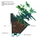 thumbnail image 4 of Maceta De Pared Vertical, Juego De Jardinera De Pared Vertical PP Para Porche, 4 of 7