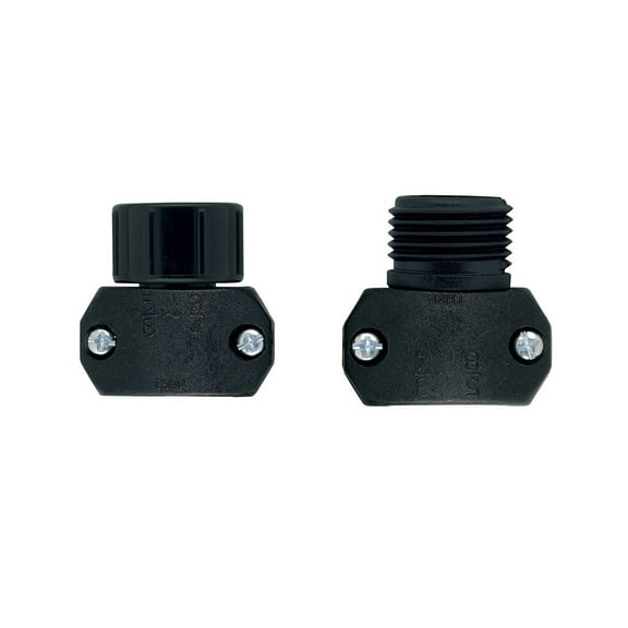 Orbit 1/2 inch Universal Plastic Male and Female Hose Mender Bundle