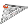 thumbnail image 3 of 7inch Carpenter Triangle Speed Square Rafter Framing Ruler Protractor, 3 of 9
