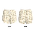 thumbnail image 2 of JUNZAN Funny Pigs Print Women's Athletic Gym Running Shorts with Phone Pockets - Workout Shorts-Large, 2 of 5