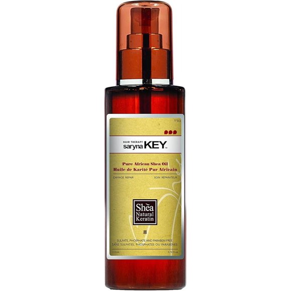 Saryna Key Huile de Karité Africaine Pure, Réparation des Dommages - 50ml/ 1.87 fl oz