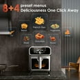 thumbnail image 2 of WHALL  Stainless   Steel 6QT Air Fryer with Visual Window, 8 Preset Menus & 360° Rapid Air Circulation for Healthy Oil-Less Cooking, 2 of 8