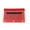 1Pc-Red, variant on Hvmvliv 3 Rings Mesh Pencil Case, 2-Layer Zippered Pencil Pouch with Clear Window for Office Classroom Black