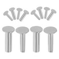 thumbnail image 6 of Eease 7 Pairs Stainless Steel Rivets for Knife Handles Heavy Duty Cutlery Fastener Knife Making Pins Wooden Grip Handle Fasteners 2cm, 6 of 10