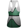 thumbnail image 2 of Championship Basketball Irish Green and White All Over Womens Work Out Tank Top, 2 of 2
