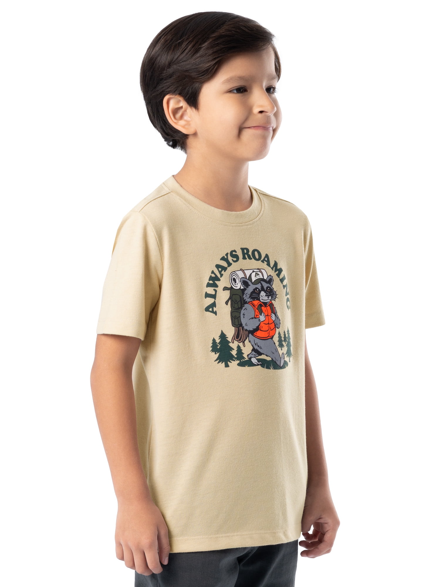 Ozark Trail Boys Graphic Tee with Short Sleeves, Sizes XS-XXL