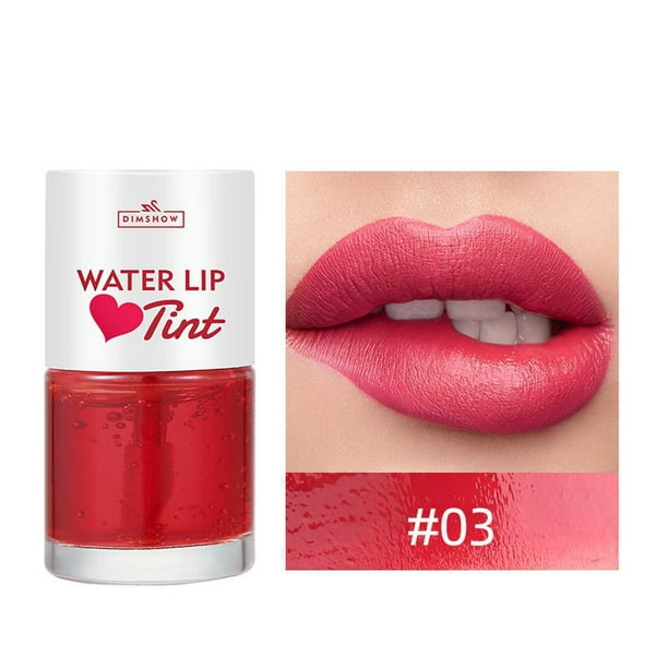 Fiudx Liquidación de ahorros de verano Tinte labial, brillo labial mate, duradero, antiadherente, nuevos productos maquillaje, lápiz labial de agua 8 ml