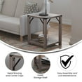 thumbnail image 6 of Gray Wash 2 Tier Side Table, 6 of 6