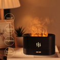 thumbnail image 4 of X  Simulation Flame Mist Humidifier 2 Brightness Night Light Quiet Cool Desktop USB Humidifier Aromatherapy Essential Oil Diffuser for Home Office Bedroom Baby Room Auto-off, 4 of 11