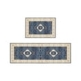 thumbnail image 3 of 40x60cm Kitchen Rugs Two Piece Ethnic Kitchen Carpet Set Non Slip Absorbent Bathroom Mat Sink And Stove Defend Fatigue Floor Mat Washable Lasting Door Mat, 3 of 7