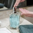thumbnail image 6 of Oggi Tall Glass 13 oz. Soap Dispenser in Aqua, 6 of 7