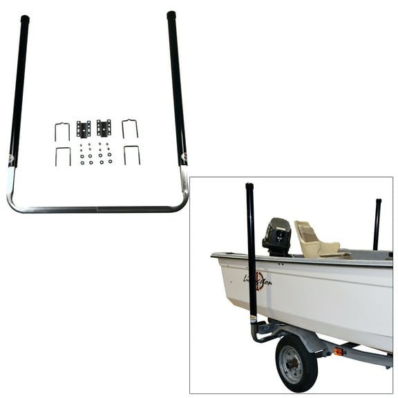 CE Smith - Trailer PVC Boxed Post Guide-On - Sturdy Boat Trailer Accessories & Replacement Parts - 60" - Black