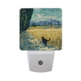 thumbnail image 2 of LED Sensor Night Light Auto On/Off Dusk to Dawn Lamp for Bedroom Hallway Black Cat Walking Fields 2 Pack, 2 of 7