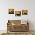 thumbnail image 4 of Bear Elk Moose Wall Pictures Forest Landscape Hunting Theme Woodland Animal Painting Framed Canvas Artwork Farmhouse Wall Decor 12"x12"x3 Panels, 4 of 6